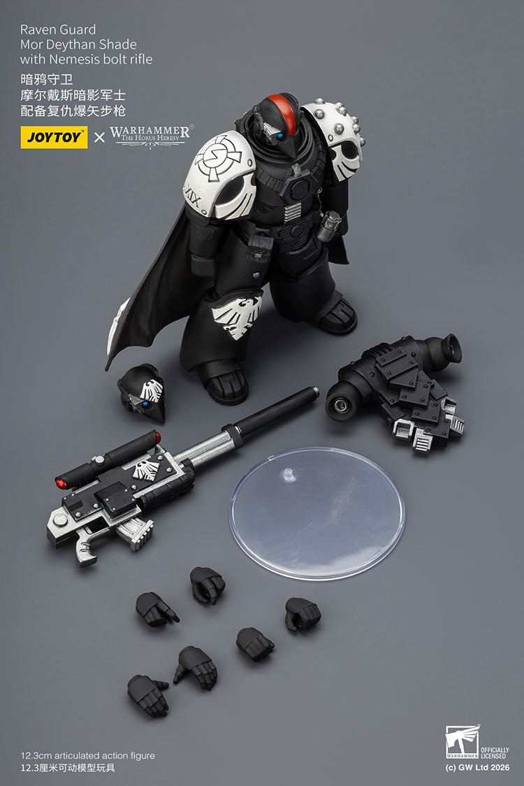 Joytoy 1/18 Warhammer The Horus Heresy Raven Guard - Mor Deythan Shade with Nemesis bolt rifle