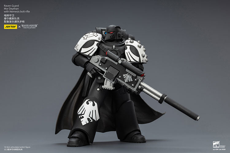 Joytoy 1/18 Warhammer The Horus Heresy Raven Guard - Mor Deythan with Nemesis bolt rifle