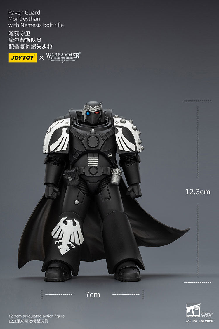 Joytoy 1/18 Warhammer The Horus Heresy Raven Guard - Mor Deythan with Nemesis bolt rifle