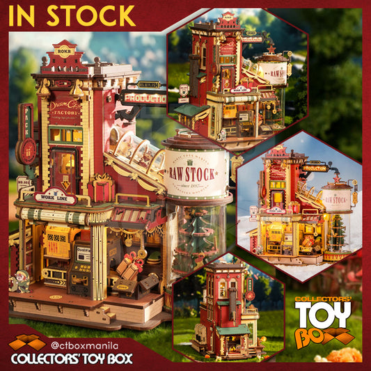 RoboTime Christmas Dream Gift Factory Wooden Music Box