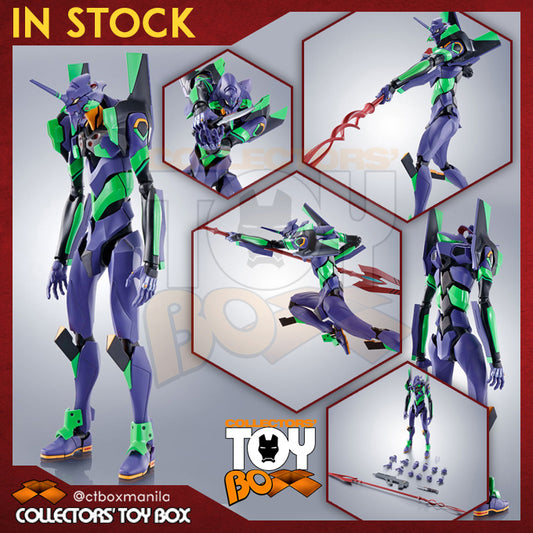 Robot Spirits Evangelion Eva-01 Test Type + Spear of Cassius (Renewal Color Edition)