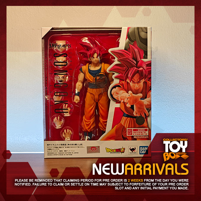 SH Figuarts Dragon Ball - Super Saiyan God Son Goku (God Aura)