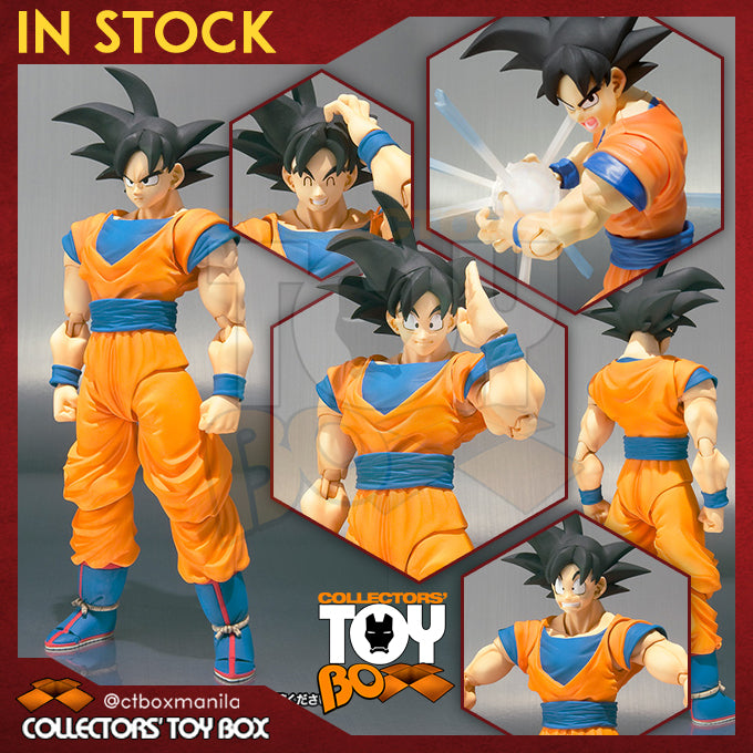 SH Figuarts Dragon Ball Z - Son Goku (Gokou) with Free Power Pole