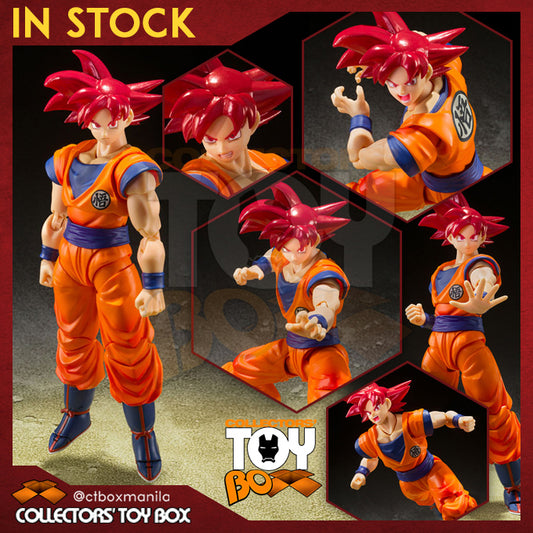 SH Figuarts Dragon Ball Super - Super Saiyan God Son Goku (Saiyan God of Virtue)