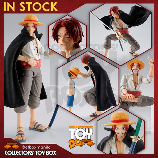SH Figuarts One Piece- Shanks & Monkey D Luffy (Kid Era)