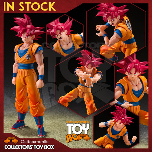 SH Figuarts Dragon Ball - Super Saiyan God Son Goku (God Aura)