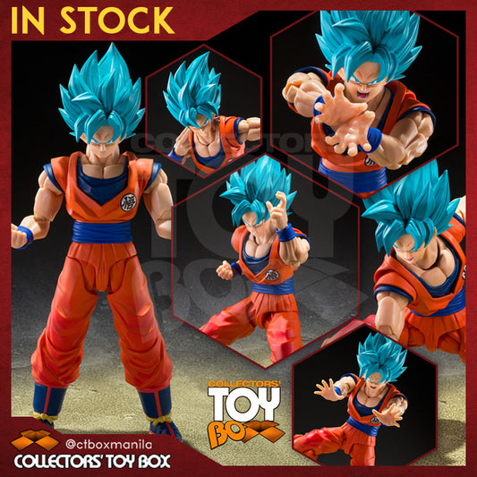 SH Figuarts Dragon Ball - Super Saiyan God Super Saiyan Son Goku (Blue Power Transcending Limits)