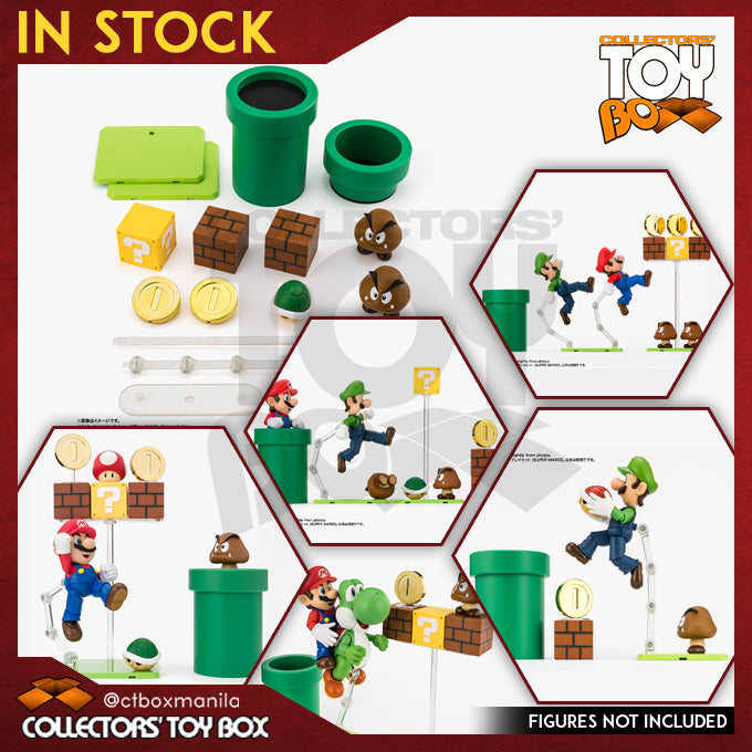 SH Figuarts Super Mario Brothers - Super Mario Playset