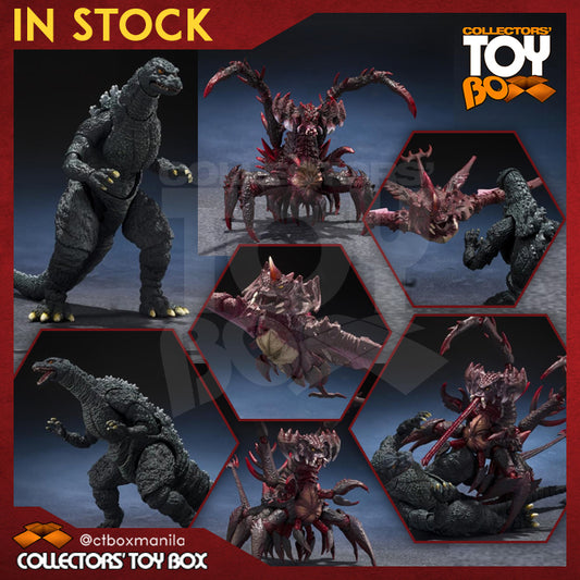 SH MonsterArts Godzilla vs Destoroyah - Godzilla Jr & Destroyah Evolution