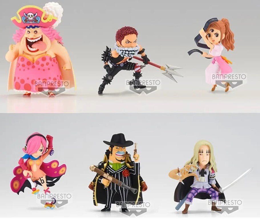 Banpresto World Collectable Figure Palm-Sized Treasure One Piece The Great Pirates 100 Landscapes Volume 9 (Set of 6)