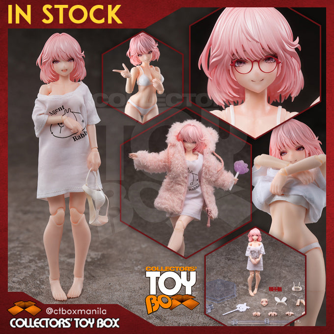 Snail Shell 1/12 Aileen Loungewear with Pink Plush Coat