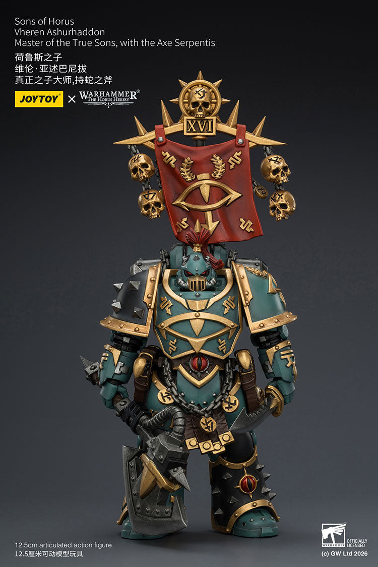 Joytoy 1/18 Warhammer The Horus Heresy Sons of Horus Vheren Ashurhaddon Master of the True Sons