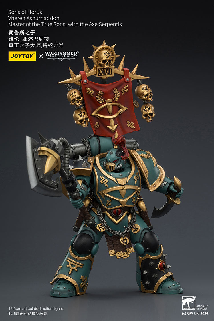Joytoy 1/18 Warhammer The Horus Heresy Sons of Horus Vheren Ashurhaddon Master of the True Sons