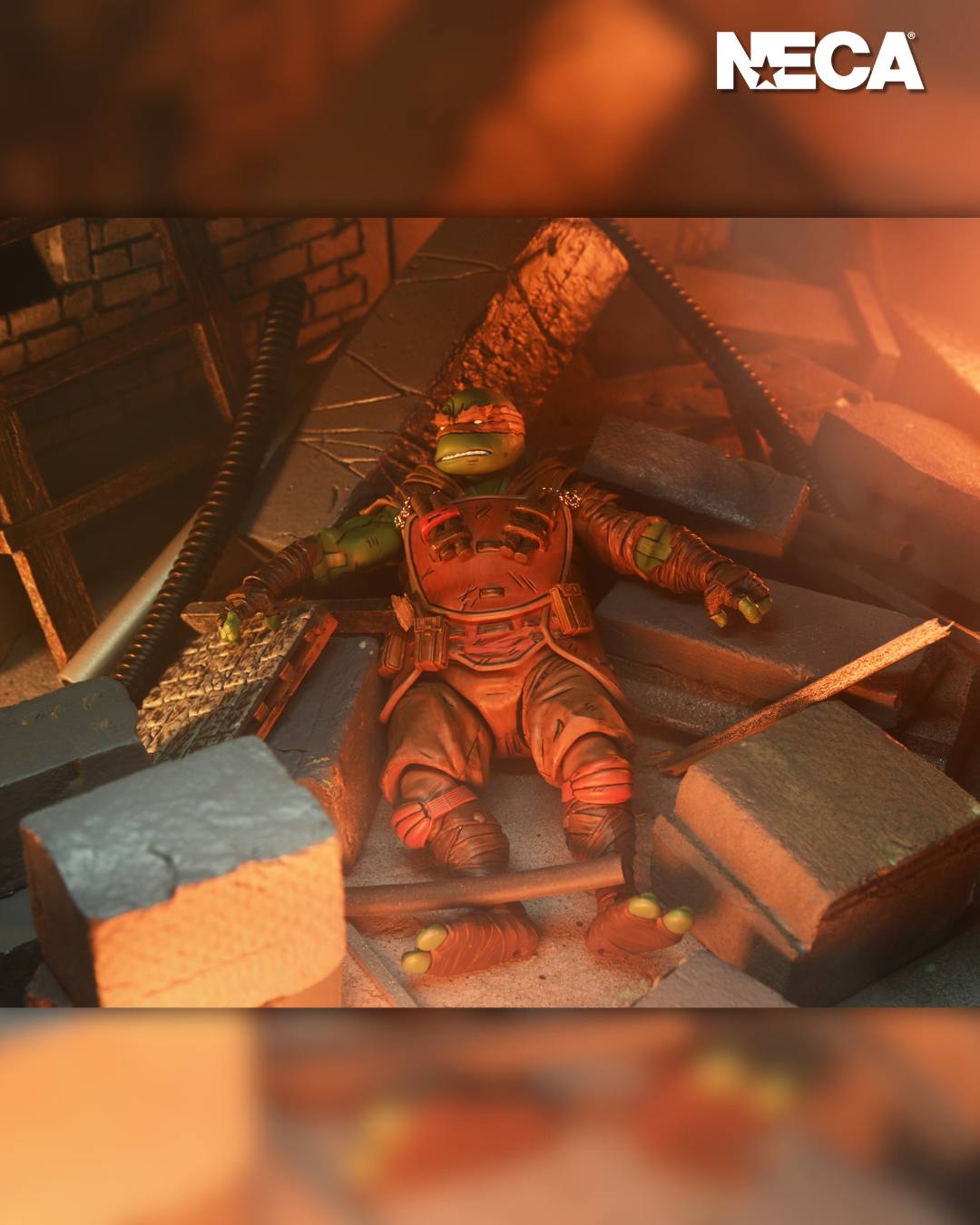 Neca Ultimate Teenage Mutant Ninja Turtles The Last Ronin - Flashback Michelangelo
