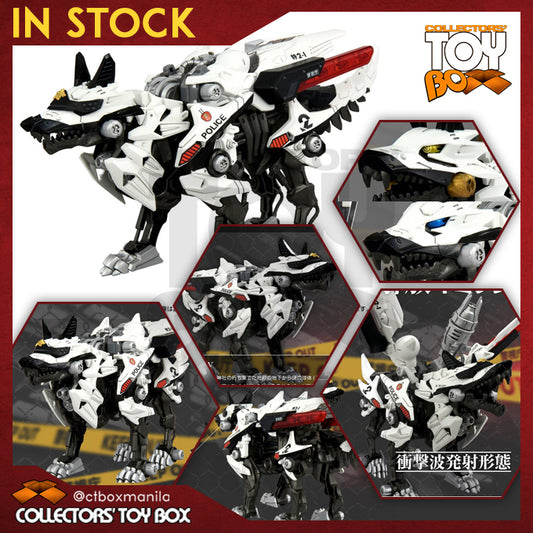 Takara Tomy T-Spark Synergenex Zoids x Patlabor Hunter Wolf (Police Department Version)