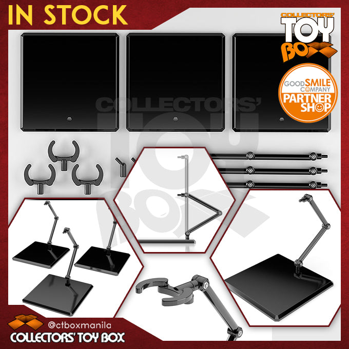 The Simple Stand x3 Black (for Figures & Models)