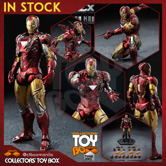 ThreeZero DLX Marvel The Infinity Saga - Iron Man Mark 6 (Battle Damaged)