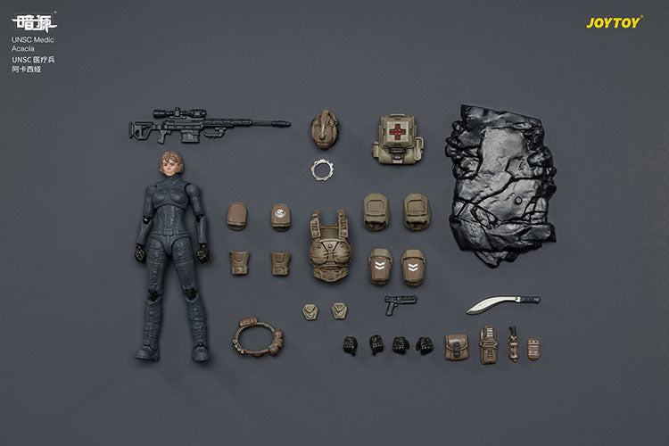 Joytoy 1/25 Dark Source UNSC Medic Acacia