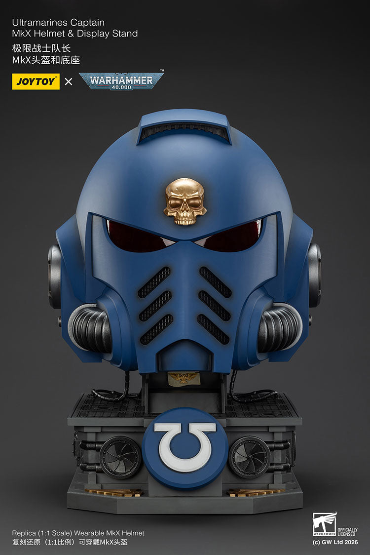 Joytoy Warhammer 40k Ultramarines Captain MkX Helmet