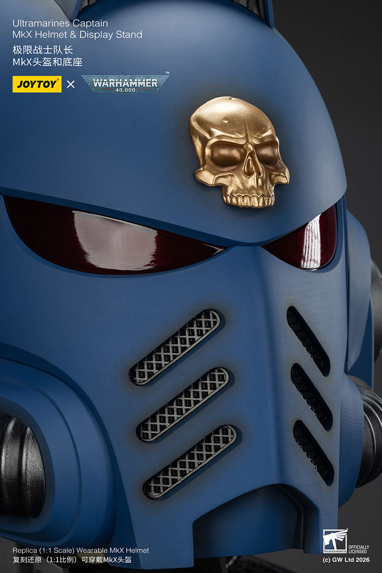 Joytoy Warhammer 40k Ultramarines Captain MkX Helmet