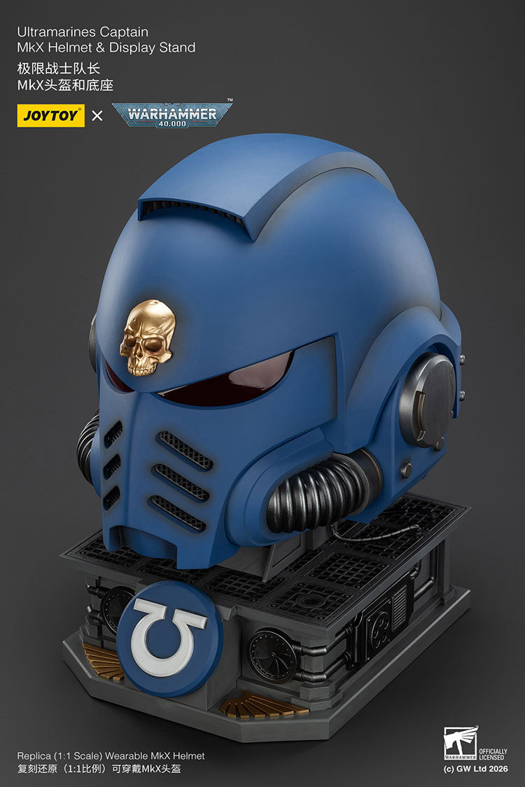 Joytoy Warhammer 40k Ultramarines Captain MkX Helmet