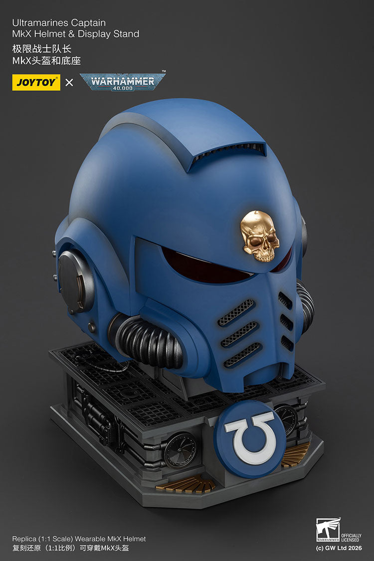 Joytoy Warhammer 40k Ultramarines Captain MkX Helmet