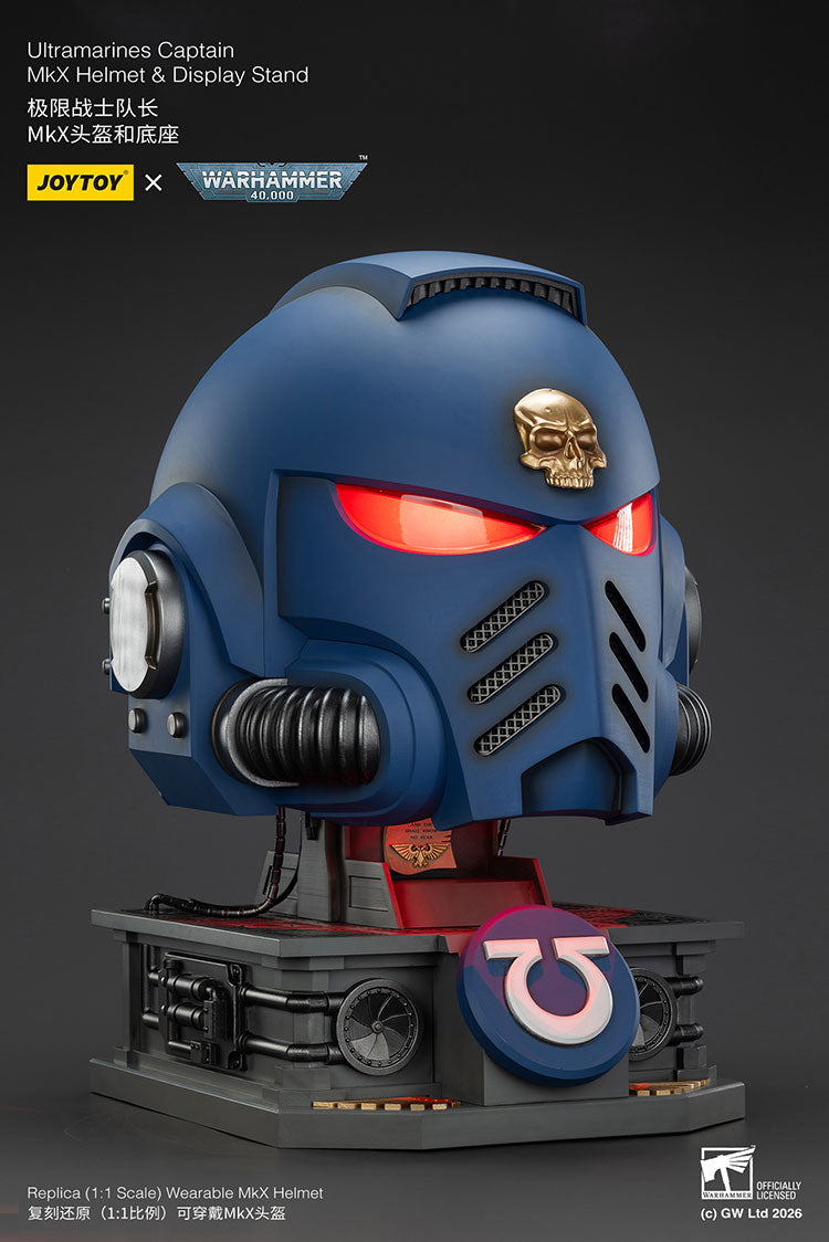 Joytoy Warhammer 40k Ultramarines Captain MkX Helmet