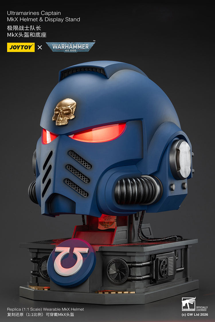 Joytoy Warhammer 40k Ultramarines Captain MkX Helmet