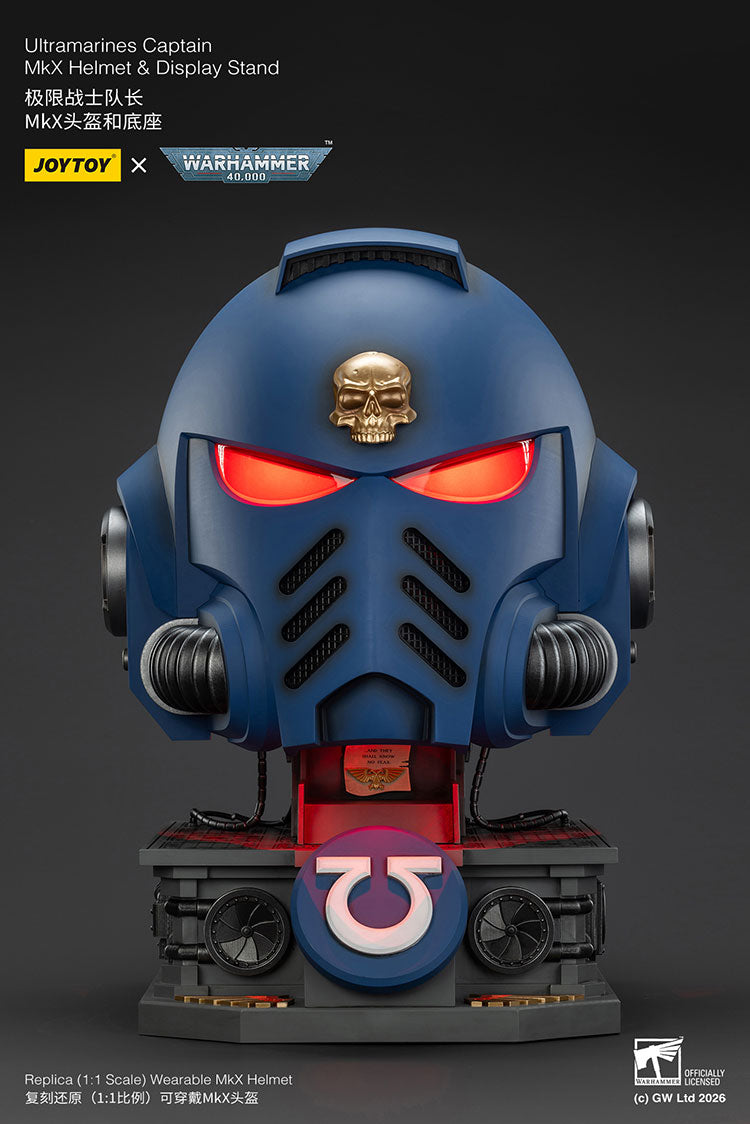 Joytoy Warhammer 40k Ultramarines Captain MkX Helmet