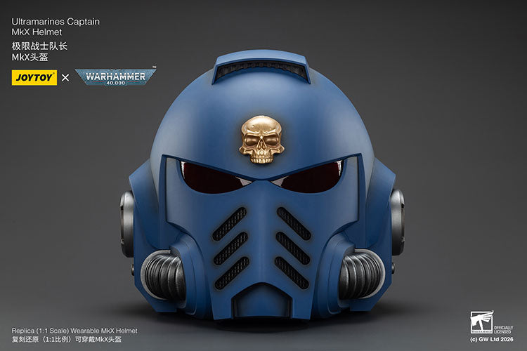 Joytoy Warhammer 40k Ultramarines Captain MkX Helmet