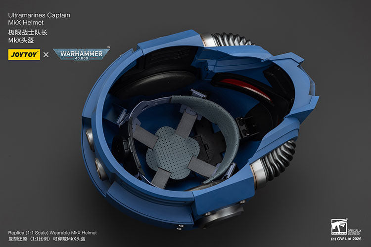 Joytoy Warhammer 40k Ultramarines Captain MkX Helmet