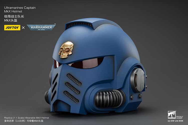 Joytoy Warhammer 40k Ultramarines Captain MkX Helmet