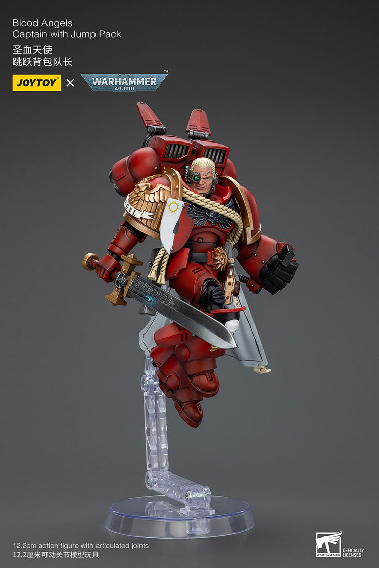 Joytoy 1/18 Warhammer 40K Blood Angels - Captain With Jump Pack