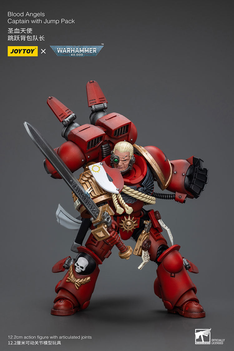 Joytoy 1/18 Warhammer 40K Blood Angels - Captain With Jump Pack
