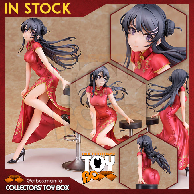 Wing 1/7 Rascal Does Not Dream Of Bunny Girl Senpai Mai Sakurajima Chinese Dress Version