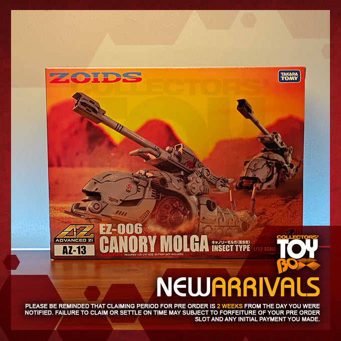Takara Tomy Advanced Zi Zoids AZ-13 Canory Molga [Model Kit]