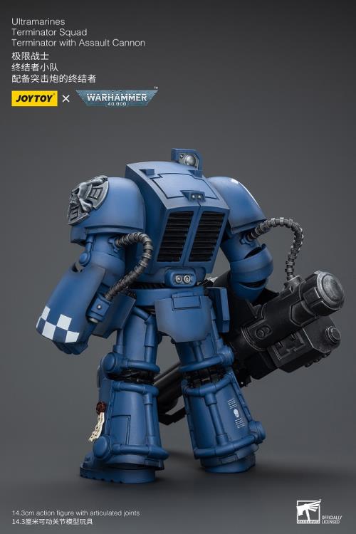 Joytoy 1/18 Warhammer 40k Ultramarines Terminator Squad Terminator with Assault Cannon (2025)