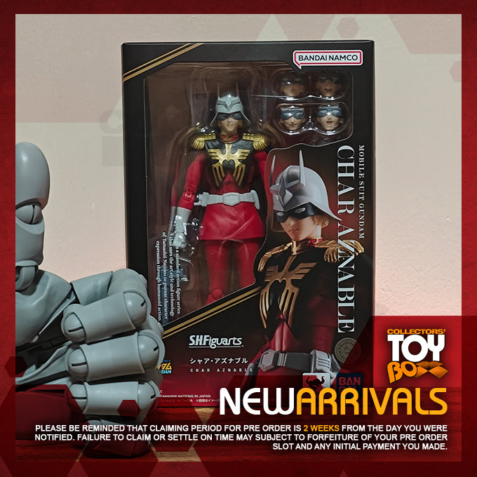 SH Figuarts Mobile Suit Gundam - Char Aznable