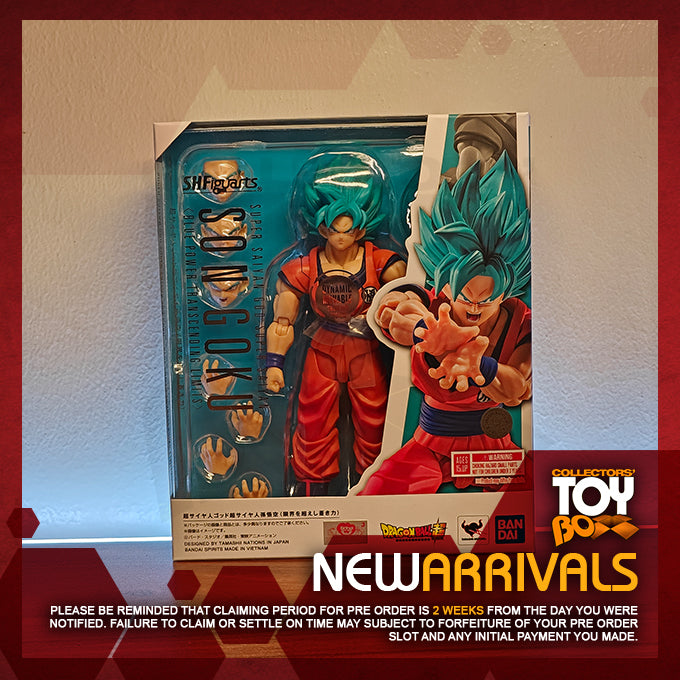 SH Figuarts Dragon Ball - Super Saiyan God Super Saiyan Son Goku (Blue Power Transcending Limits)