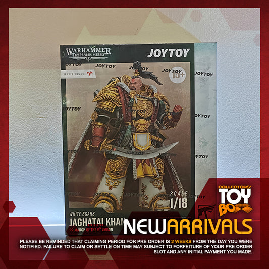 Joytoy 1/18 Warhammer The Horus Heresy White Scars Jaghatai Khan Primarch of the Vth Legion