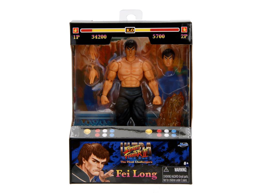 Jada Toys 6inch Ultra Street Fighter II The Final Challengers - Fei Long