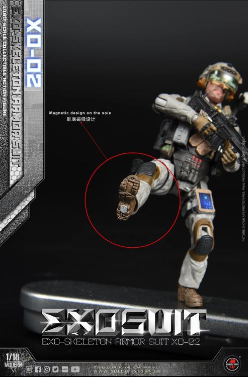 Soldier Story 1/18 EXO - XO-02 Skeleton Armor Suit