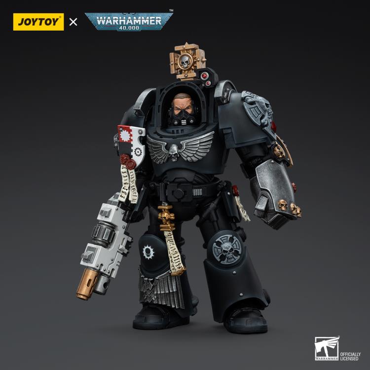 Joytoy 1/18 Warhammer 40K Iron Hands Captain in Terminator Armor