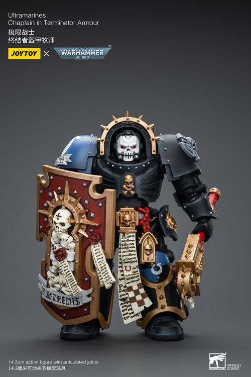Joytoy 1/18 Warhammer 40k Ultramarines - Chaplain in Terminator Armour