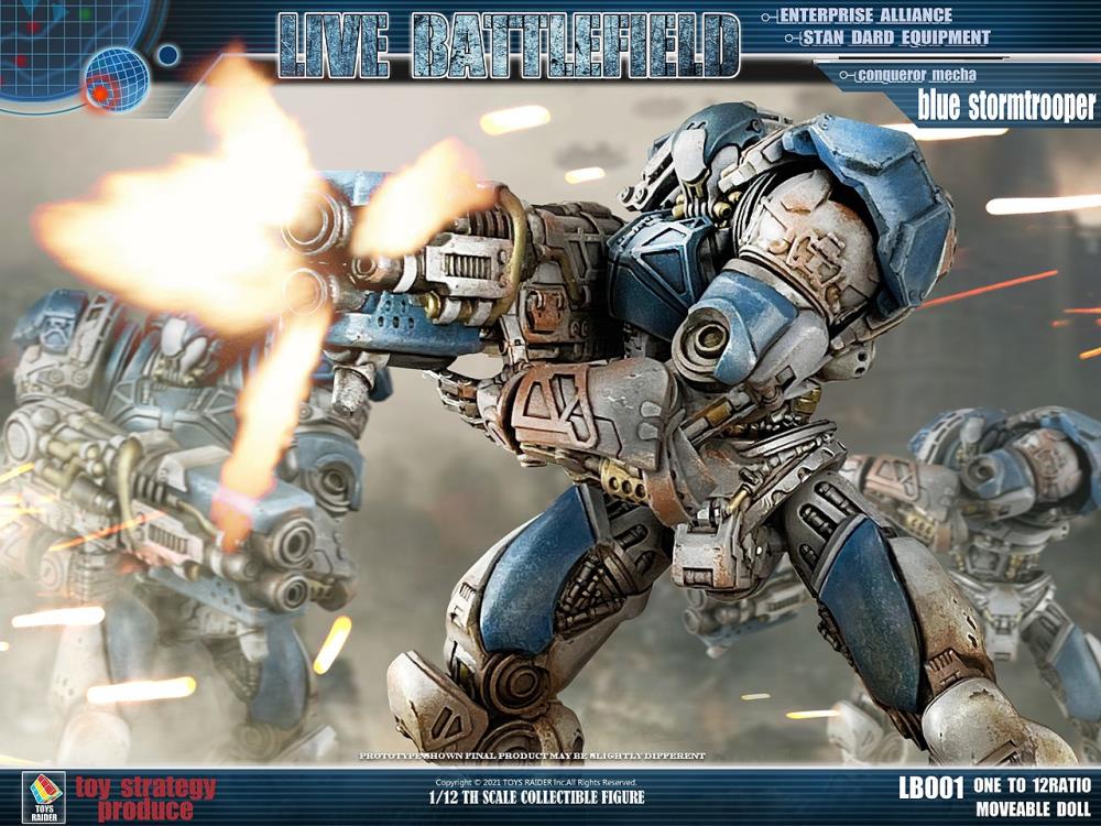 Toys Raider 1/12 Live Battlefield Conqueror Mecha Three Aircraft Formation