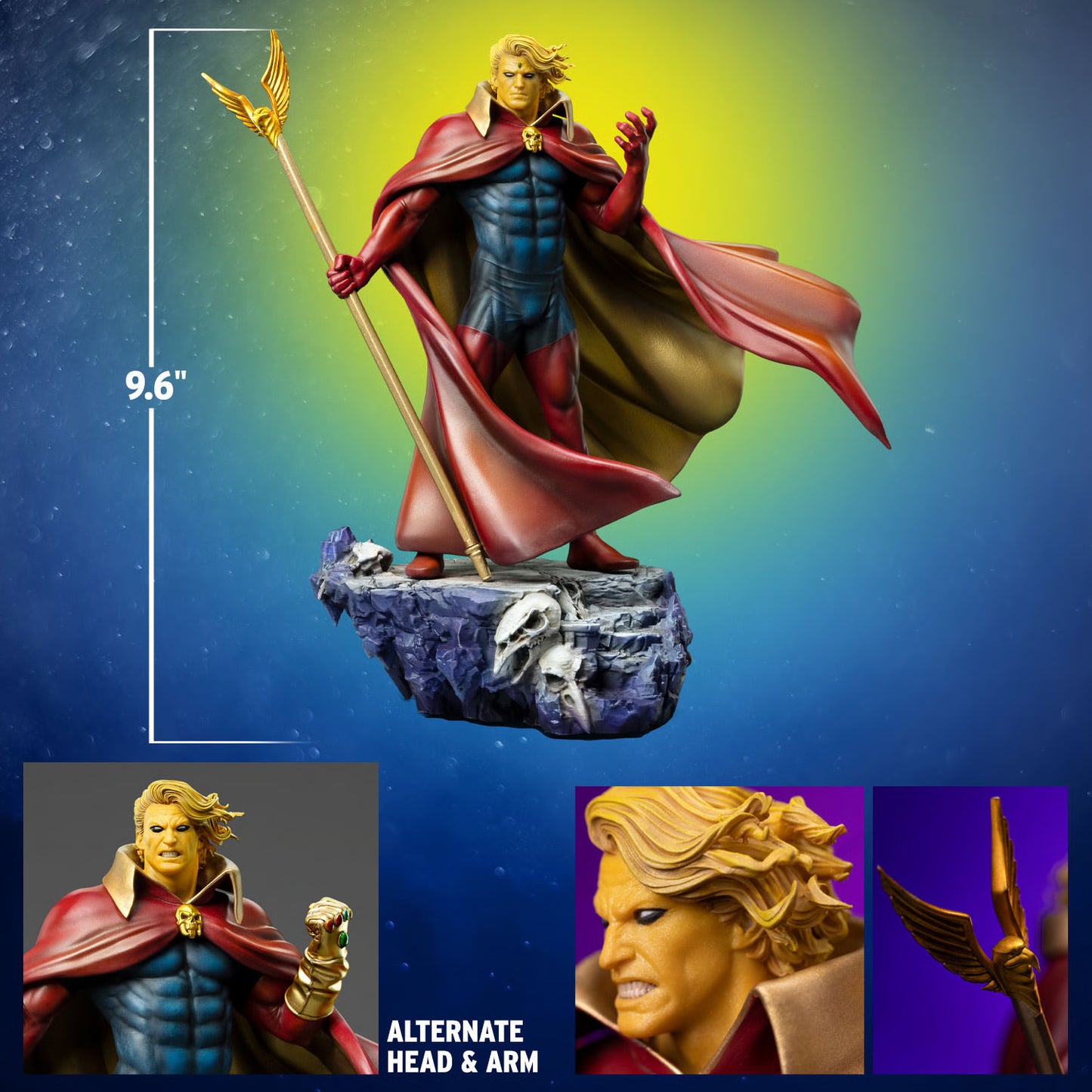 Iron Studios BDS Art Scale 1/10 Marvel The Infinity Gauntlet - Adam Warlock