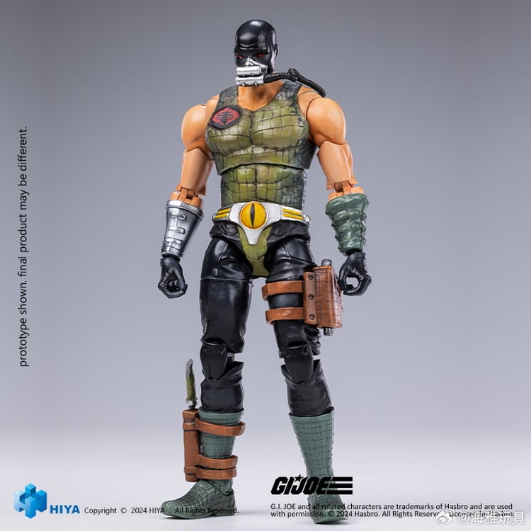 Hiya Toys 1/18 Exquisite Mini GI Joe Croc Master