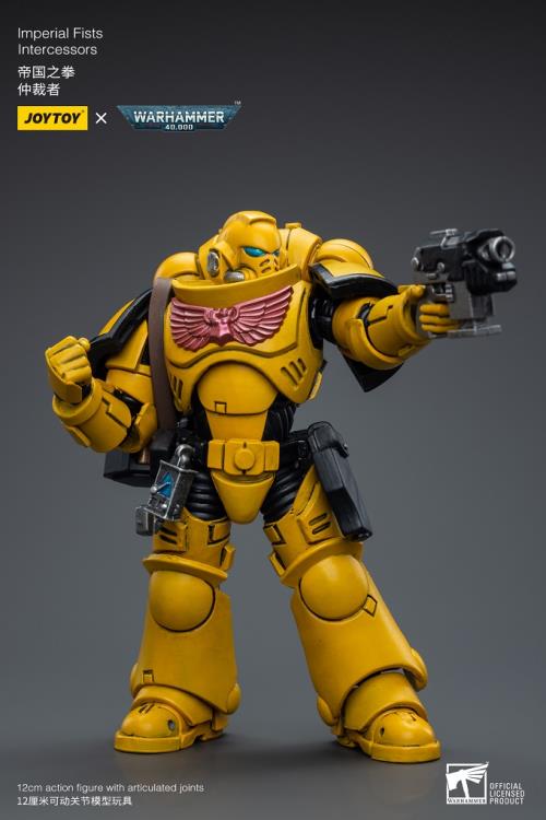 Joytoy 1/18 Warhammer 40K Imperial Fists Intercessors with Auto Bolt Rifle (2025)