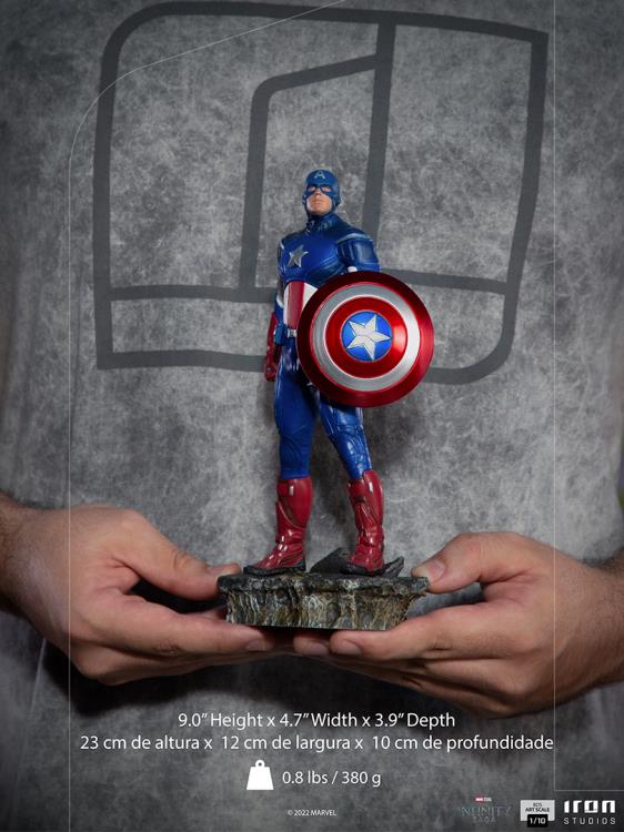 Iron Studios Art Scale 1/10 Marvel The Infinity Saga Captain America Battle of New York
