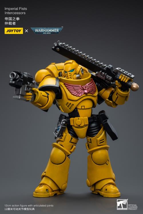 Joytoy 1/18 Warhammer 40K Imperial Fists Intercessors with Auto Bolt Rifle (2025)